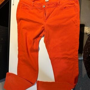 Arizona Jean Company Orange Skinny Pants